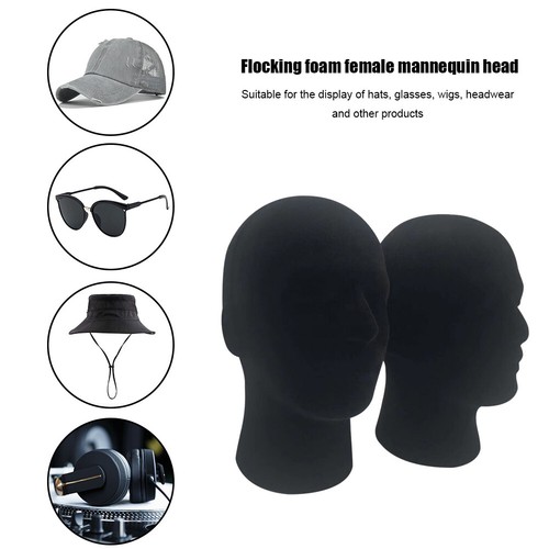 Practical Male Foam Mannequin Head Model Hat Wig Glasses Display Stand Rack #SF - Picture 1 of 12