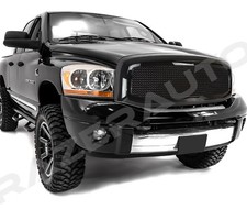 Black Packaged Mesh Grilleshell For 06-08 Dodge Ram 150006-09 Ram 25003500