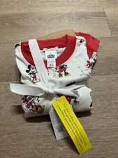 Pottery Barn Kids Adult XS Mickey Mouse Disney Winter Holiday Pajama