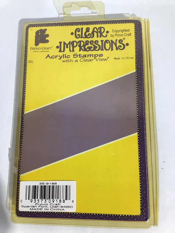 Clear Impressions Acryllic Stamps Set 35-9188 Borders - Image 3 of 3