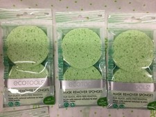 3 PACK X ECO TOOLS ECOTOOLS MASK REMOVER SPONGES 2 SPONGES PER PACK Vegan NEW