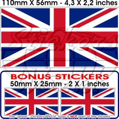 ITALY-United Kingdom Flag Italian-UK British Union Jack 110mm Sticker X1 2 BONUS - Foto 9