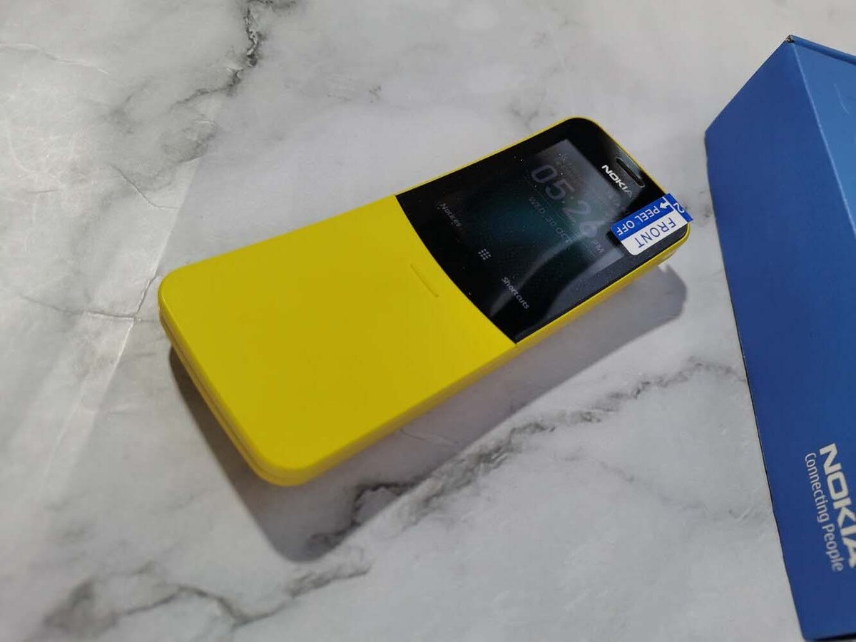 Nokia 8110 4G イエロー 海外sim使用可 Original Nokia 8110 4GB Dual Sim WIFI 4G Unlocked