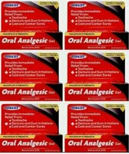 Lot of 6  Iodent Maximum Strength Oral Analgesic Gel (Oral Pain Relief)