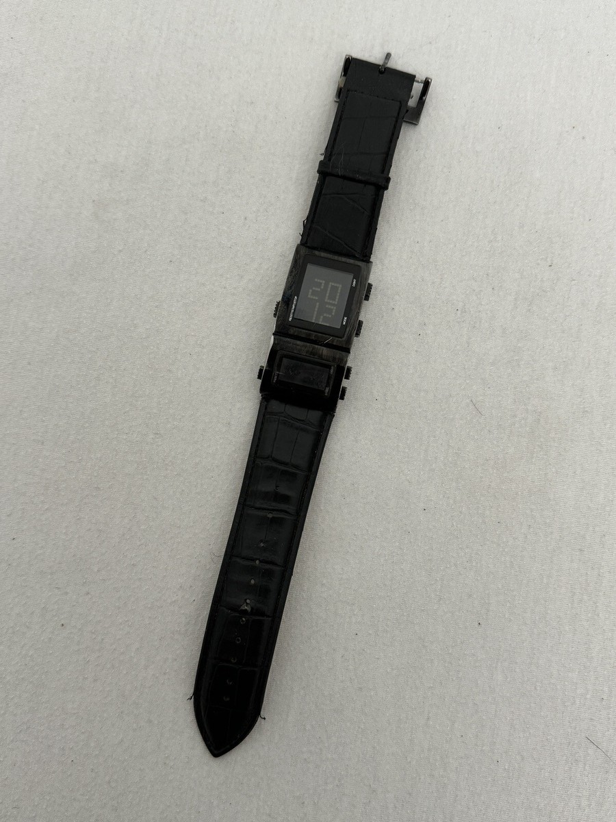 【DOLCE&GABBANA】プレス クリース クロップド トラウザーズ Dolce & Gabbana Men's Highlander Black Leather Band Digital