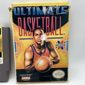 Ultimate Basketball (NES) Nintendo Plastic Protective Case 1990 Untested