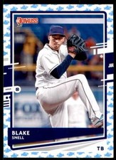 2020 Panini Donruss Blake Snell Baby Shark Emoji Parallel Tampa Bay Rays #175