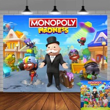 Monopoly Party Decorations Backdrop Banner Background Poster Vinyl 7x5ft
