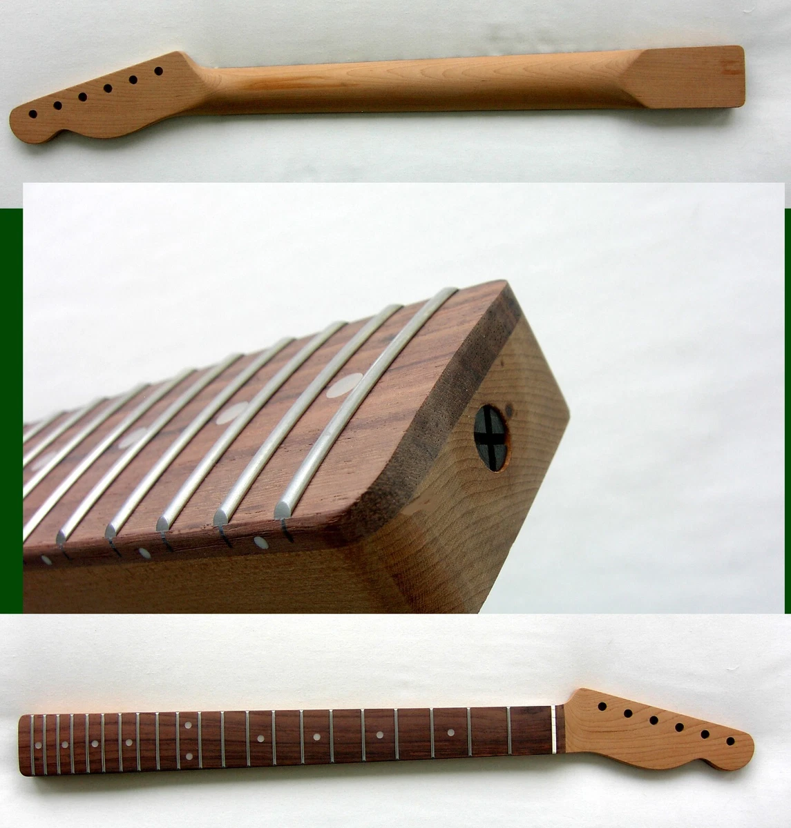 UNFINISHED / Roasted Telecaster Guitar Neck 21-JUMBO w/Warmoth