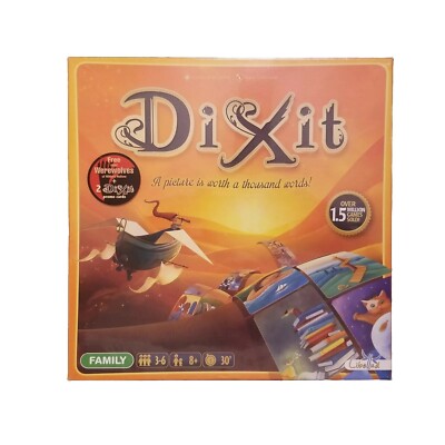 Dixit A Picture Is Worth a Thousand Words Board Game New & Sealed Excellent 
