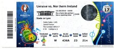 Ticket EURO 2016 #17 Ukraine - Northern Ireland