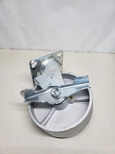 6" x 2" Swivel Caster Kingpinless Steel Wheel w/ Brake 1200lb Tool Box