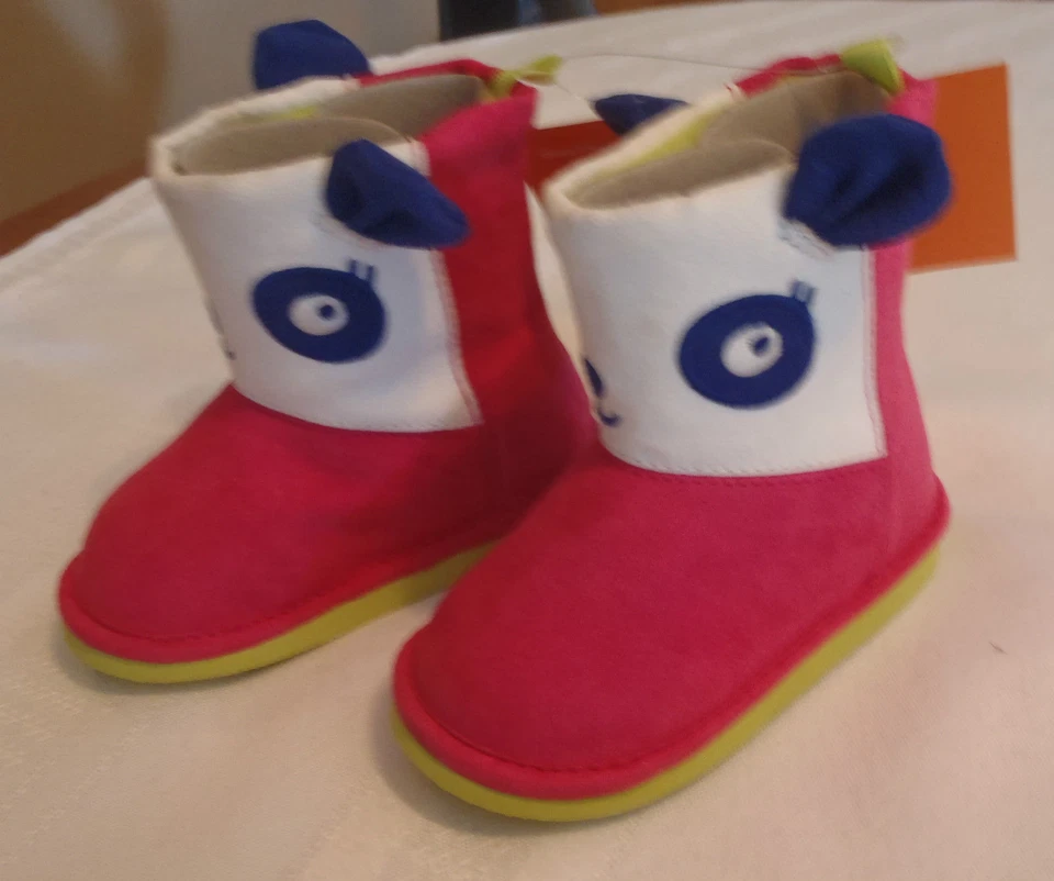 Botas Gymboree Niñas Color Happy Panda Talla 4 Invierno Nuevas con Etiquetas Foto 3 de 4