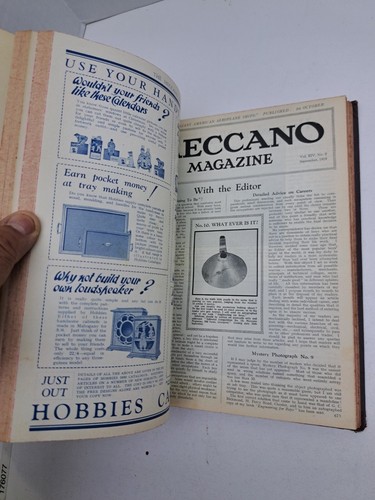 Meccano Magazines #s 14 & 15 1929 @ 1930 Bound - Picture 4 of 24
