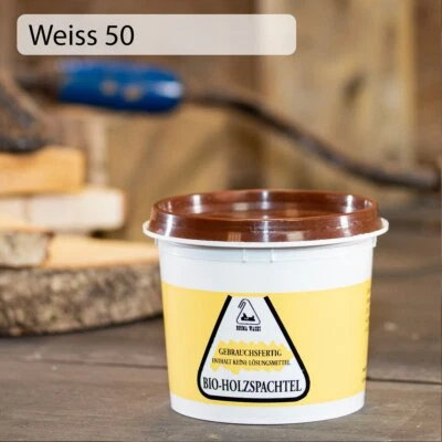 BORMA Holzspachtel Holzkitt Spachtelmasse für Holz - Weiss - 500g