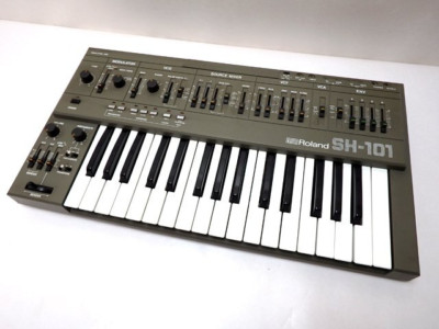 Roland SH-101 Monophon Bass Synthesizer Keyboard Musikinstrumente Gebraucht