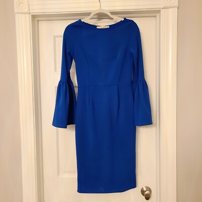 white christmas dresses Couture Club 8G1M4 Cobalt Mother Of The Bride Dress – The Rose Wardrobe main image 0
