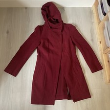 Betabrand All Day Coat Burgundy Red S Uk 8 10