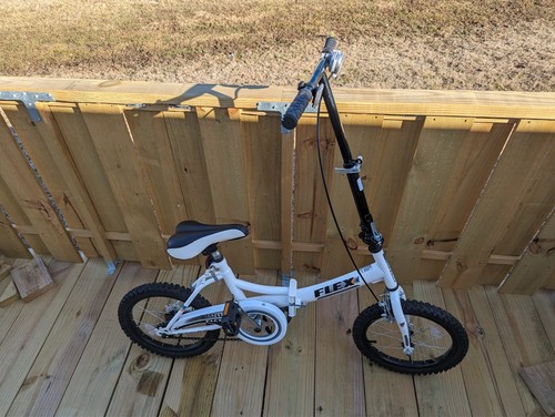 Mantis Flex Folding Bike 16" Wheels Single Speed Easy Storage - USED