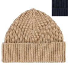 Taylor Stitch Men's Fisherman Beanie 100% Merino Wool Chunky Rib Stitch $64