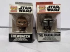 Funko POP! Pocket Keychain: Star Wars: Chewbacca/ Mandolorian NEW