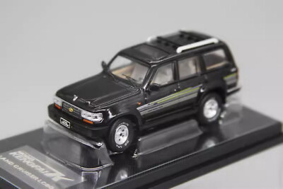 KengFai 1/64 Scale Toyota Land Cruiser LC80 Black Diecast Car Model Toy