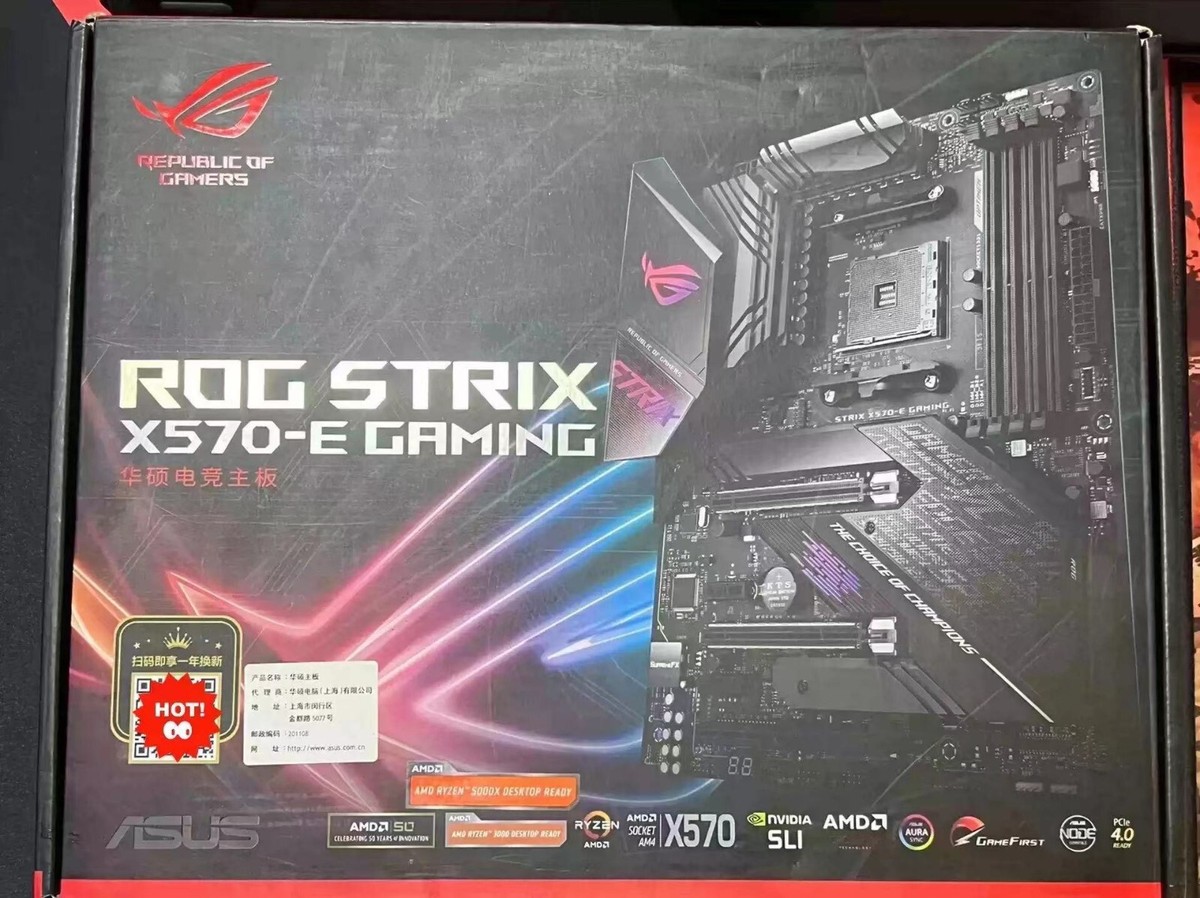 ASUS ROG Strix X570-E Gaming DDR4 Socket AM4 ATX Motherboard
