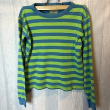 Hanna Anderson Boy Pajama Long Sleeve Top 100% Organic Cotton Size 140