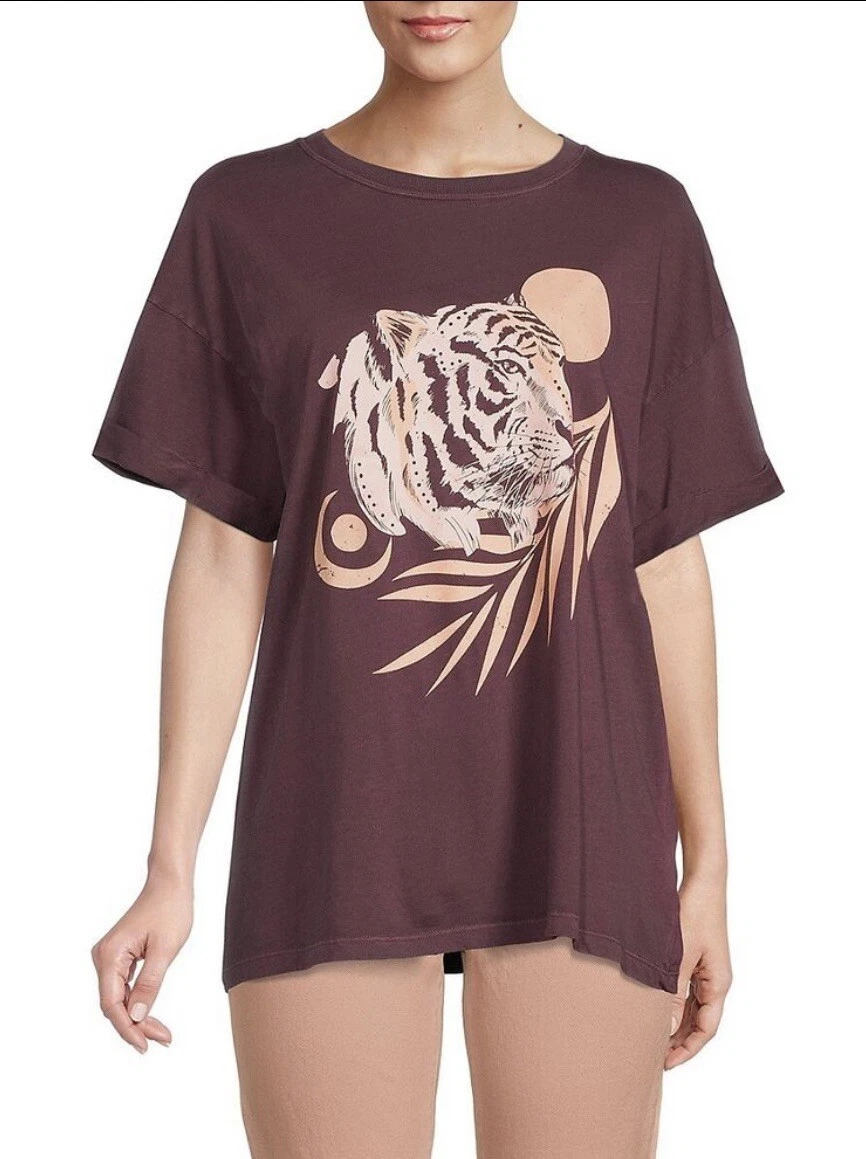 Girl Dangerous Oversized Tiger Tee M | eBay
