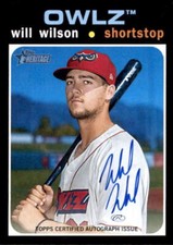 2020 Topps Heritage Minors Real One Autographs #ROAWW Will Wilson Auto - NM