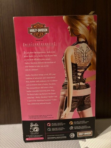 Harley-Davidson Barbie Doll Limited Edition 1 of 200 Collector Unopened - Picture 3 of 3