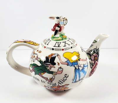 Alice in Wonderland 2004 Teapot Paul Cardew Design Mad Hatter's