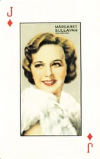 MARGARET SULLAVAN Star of the Silver Screen Hollywood Single Swap Playing Card