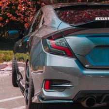 1 Pair LED Tail Lights For 2016-2021 Honda Civic Sedan EX/EXL/Sport Smoked Lens 