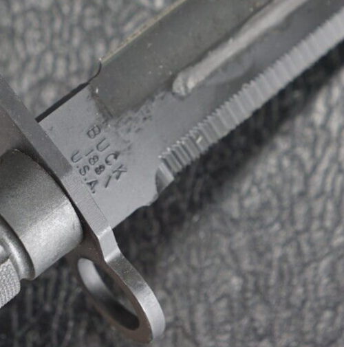 Buck Knives 188 USA M9 Bayonet w/ original box sheath bianchi