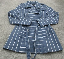 Portmans Jacket/Coat 12 Career Wear Long Sleeve Belted Button Up Cotton Lined