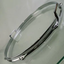 Premier 14" Die-Cast 8-Lug Snare Drum Resonant Rim/Hoop Diamond Chrome UK 60-70s