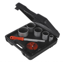 Image of Silverline 633621 Tungsten Grit Holesaw Kit 8pce