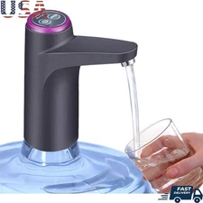 Automatic Water Dispenser Pump USB Rechargeable Easy Install Gallon Bottles
