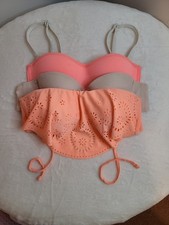 Lot Of 3 Bikini Swim Tops Size 32A/XS - Forever 21, Aerie, Xhilaration