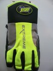 Truck Stuff Hi-Visibility Work Gloves  men  small size  Flex Leather Palm Gloves — photo 1