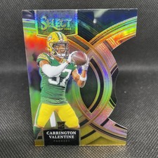 2023 Select Black And Gold Die Cut Carrington Valentine