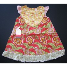 NEW Matilda Jane girls dress Serendipity Loretta flutter tunic tomato red pink 4