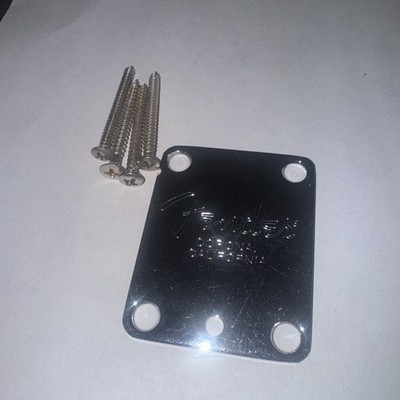 Fender Stratocaster Neck Plate Fender  Micro Tilt USA Corona California