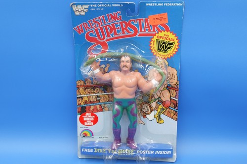 LJN WWF Wrestling Superstars Jake Snake Roberts Fi...
