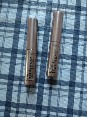 2x L'oreal Voluminous Lash Paradise Volume Mascara Black Mini 0.14 oz New