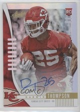 2019 Panini Absolute Rookie Spectrum Signatures 47/100 Darwin Thompson Auto 04tw
