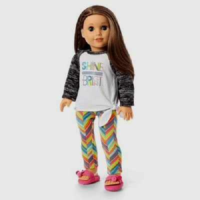 American Girl Joss's Shine Bright Pajamas New In AG Box Doll Not Included