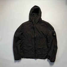 STONE ISLAND Compass Garment Dyed Nylon Jacke...