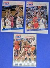 1993-94 Upper Deck MICHAEL JORDAN 3-Card Lot 1993 NBA Playoff Highlights Bulls